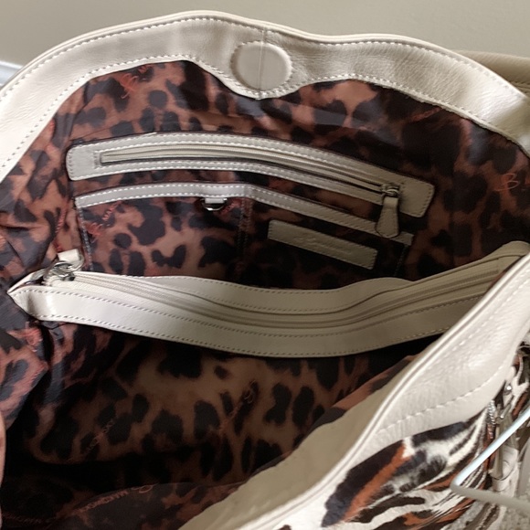 B. Makowsky leather and cow hair bucket boho bag.- NWT- $298 - Picture 9 of 9